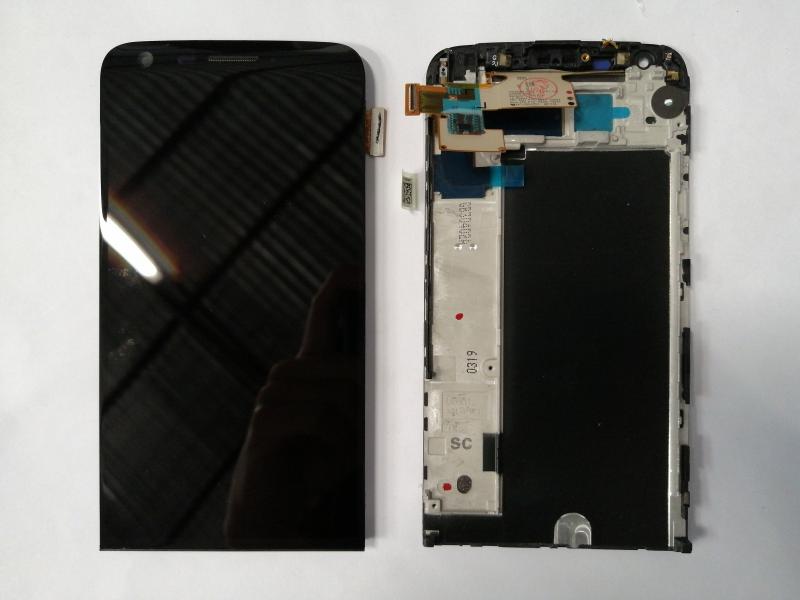LCD PANTALLA LG G5 H850 H858 H820 H830 COMPLETA NEGRA CON MARCO