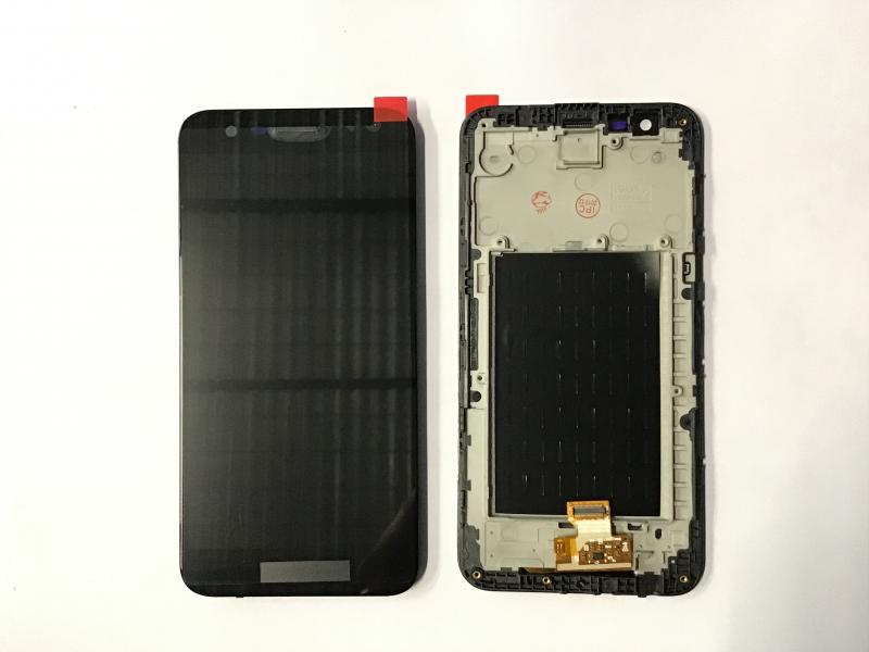 LCD PANTALLA LG K10 2017 X400 COMPLETA NEGRA CON MARCO