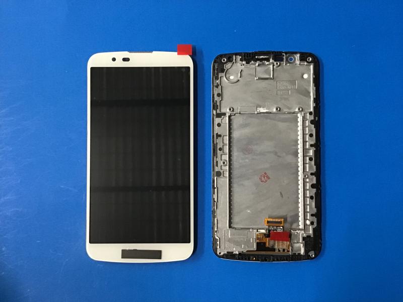 LCD PANTALLA LG K10 K420 K430 COMPLETA BLANCA CON MARCO
