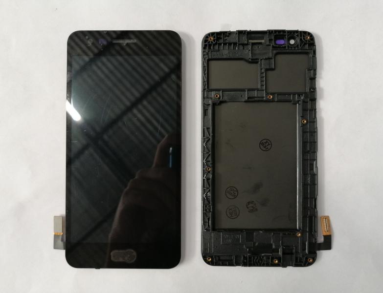 LCD PANTALLA LG K4 2017 M160 COMPLETA NEGRA CON MARCO