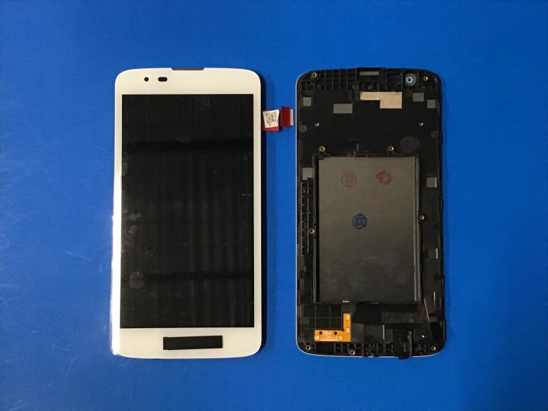 LCD PANTALLA LG K7 TRIBUTE 5 LS675 COMPLETA BLANCA CON MARCO