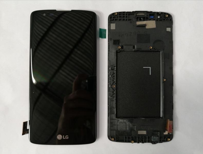 LCD PANTALLA LG K8 PHOENIX 2 K350N COMPLETA NEGRA CON MARCO