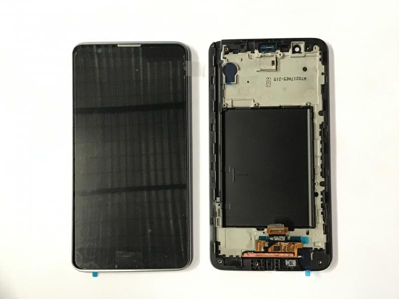 LCD PANTALLA LG STYLUS 2 K520 COMPLETA NEGRA CON MARCO