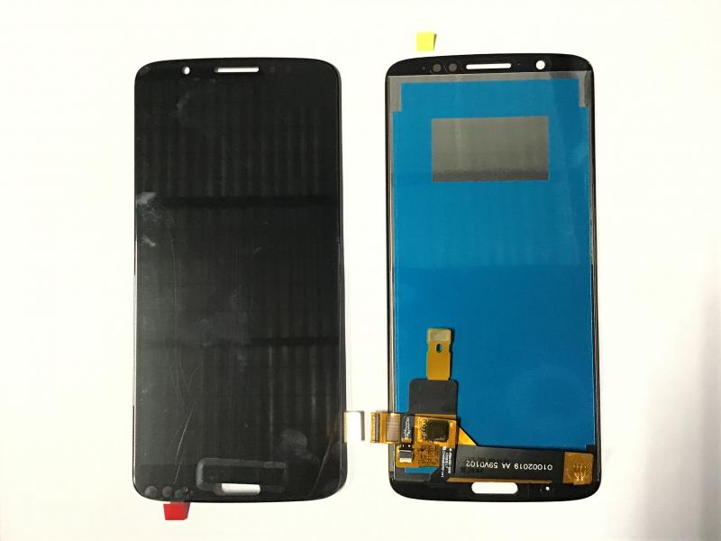 LCD PANTALLA MOTOROLA G6 PLUS COMPLETA NEGRA SIN MARCO