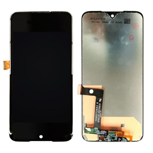 LCD PANTALLA MOTOROLA G7 COMPLETA NEGRA SIN MARCO