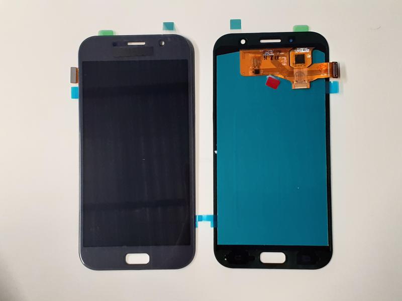 LCD PANTALLA SAMSUNG GALAXY A7 (2017) A720 COMPLETA NEGRA SIN MARCO