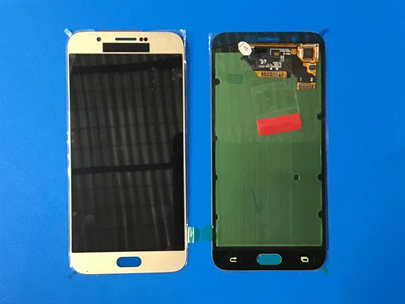 LCD PANTALLA SAMSUNG GALAXY A8 COMPLETA DORADA SIN MARCO