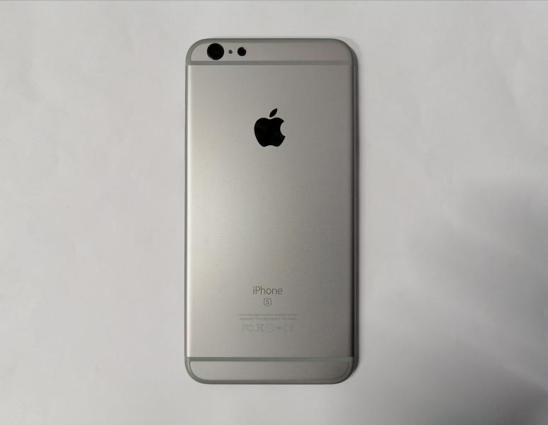 CARATULA IPHONE 6GS 6S PLUS 5.5 PLATEADA