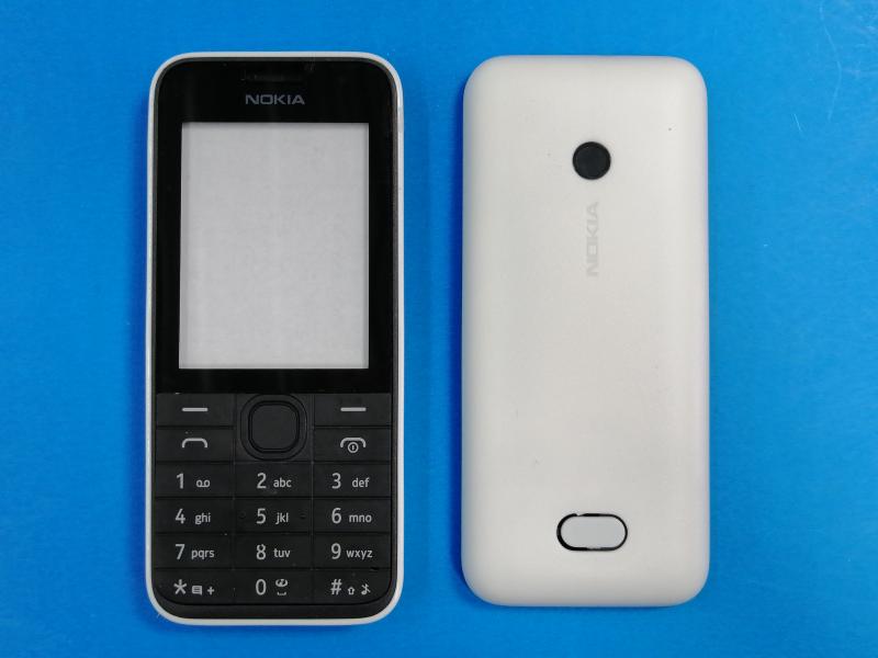 CARATULA NOKIA 208 BLANCA
