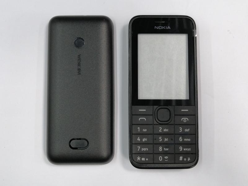 CARATULA NOKIA 208 NEGRA