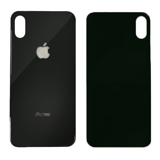 TAPA IPHONE X NEGRA SIN MARCO