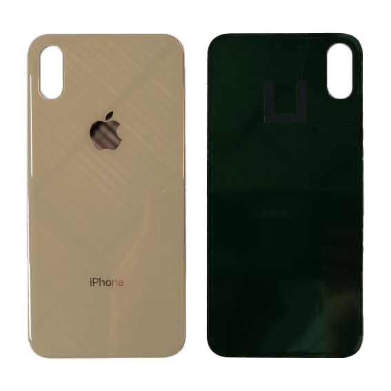 TAPA IPHONE XS DORADA SIN MARCO