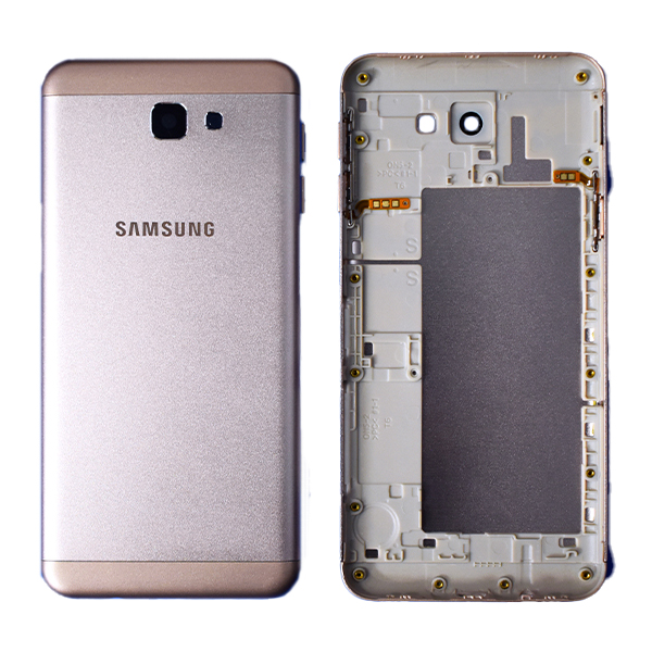 TAPA SAMSUNG GALAXY ON 5(2016) J5 PRIME G570 DORADA CON MARCO