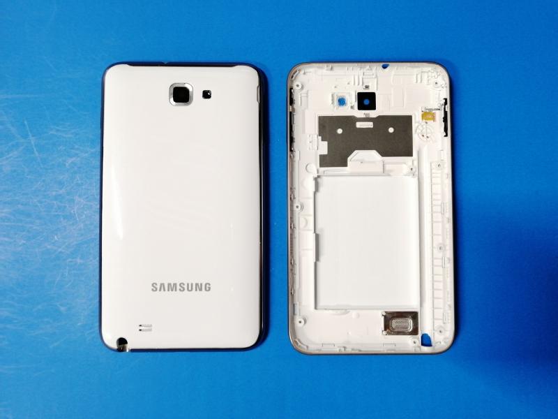 TAPA SAMSUNG GALAXY NOTE 1 N7000 I9220 BLANCA CON MARCO
