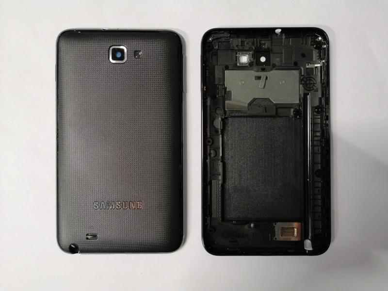 TAPA SAMSUNG GALAXY NOTE 1 N7000 I9220 NEGRA CON MARCO