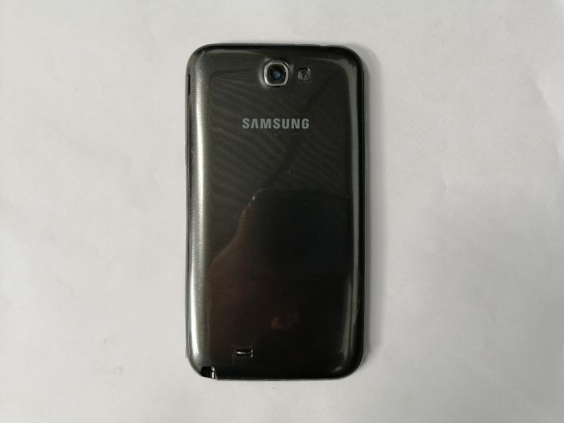 TAPA SAMSUNG GALAXY NOTE 2 N7100 GRIS CON MARCO