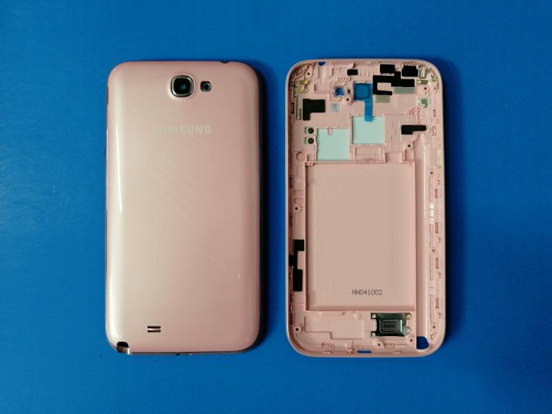 TAPA SAMSUNG GALAXY NOTE 2 N7100 ROSADA CON MARCO