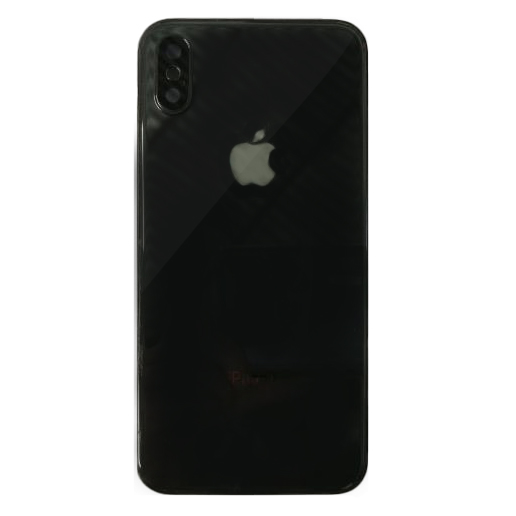 CARATULA IPHONE X NEGRA CON MARCO