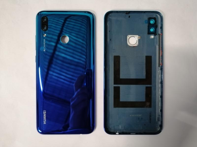 TAPA HUAWEI P SMART 2019 CELESTE-AZUL CON MARCO