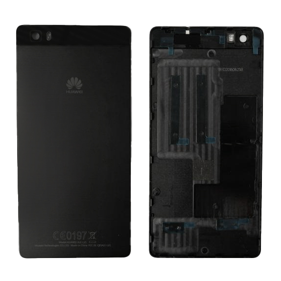 TAPA HUAWEI P8 LITE NEGRA SIN MARCO