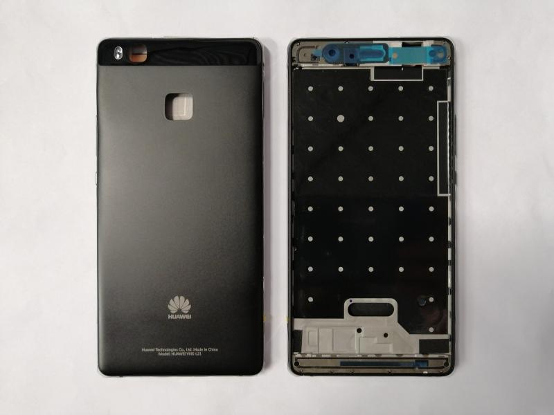 TAPA HUAWEI P9 LITE NEGRA CON MARCO