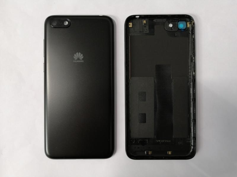 TAPA HUAWEI Y5 PRIME 2018 NEGRA CON MARCO