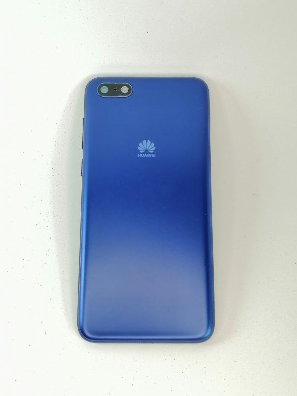 TAPA HUAWEI Y5 PRIME 2018 AZUL CON MARCO