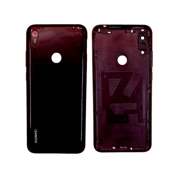 TAPA HUAWEI Y6 2019 NEGRA CON MARCO