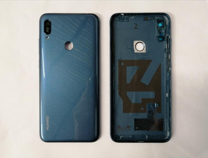 TAPA HUAWEI Y6 2019 AZUL CON MARCO