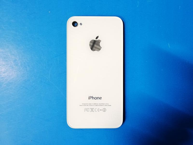 TAPA IPHONE 4GS 4S A1387 BLANCA SIN MARCO