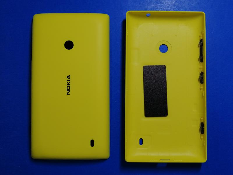 TAPA NOKIA LUMIA 520 AMARILLA SIN MARCO