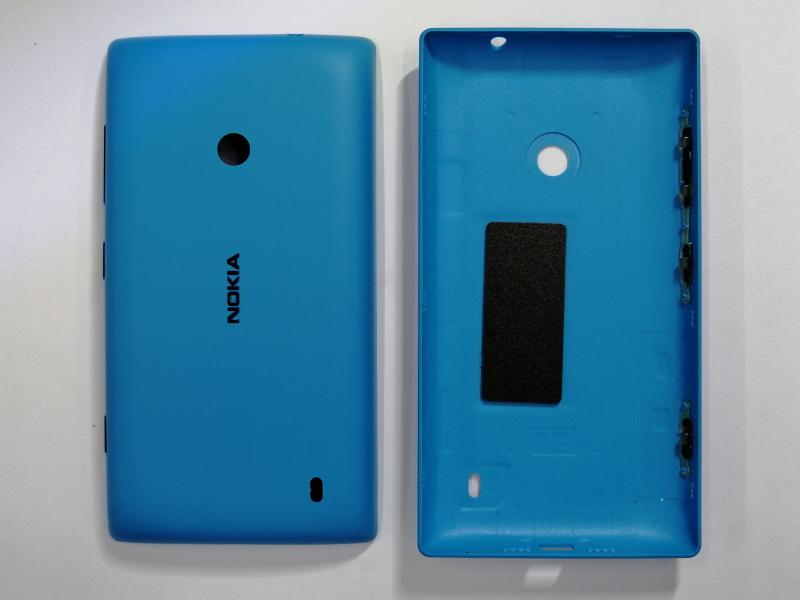 TAPA NOKIA LUMIA 520 CELESTE SIN MARCO