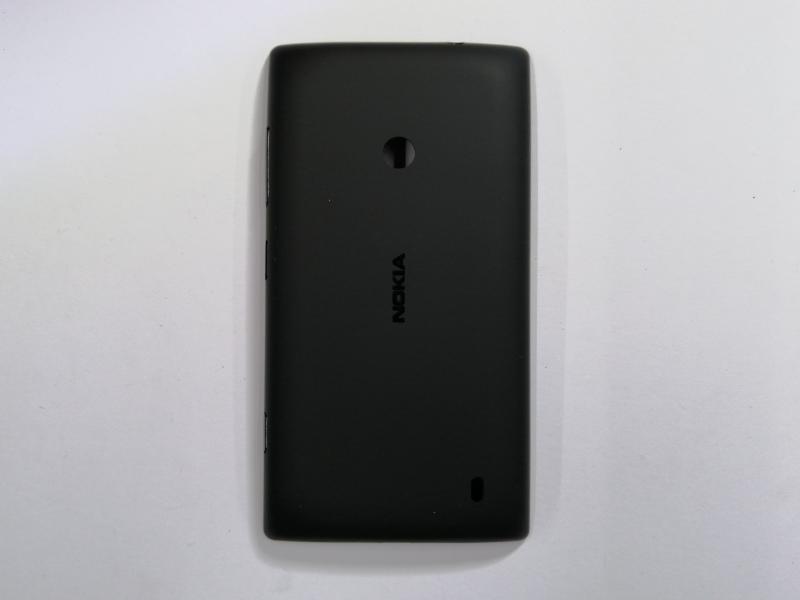 TAPA NOKIA LUMIA 520 NEGRA SIN MARCO