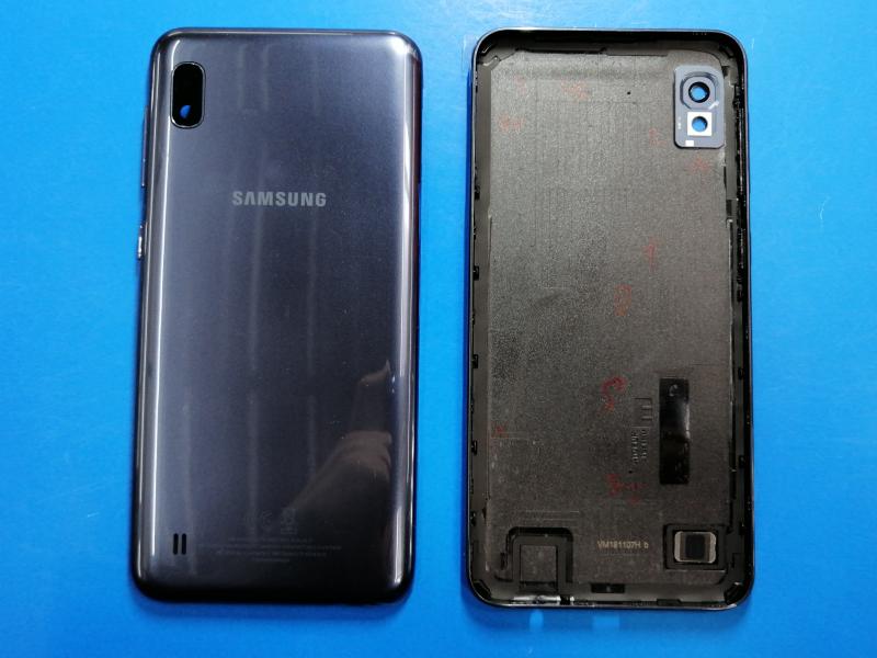 TAPA SAMSUNG GALAXY A10 A105 NEGRA CON MARCO