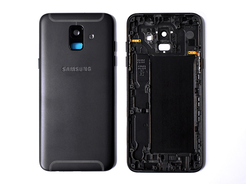 TAPA SAMSUNG GALAXY A6 2018 A600 NEGRA CON MARCO