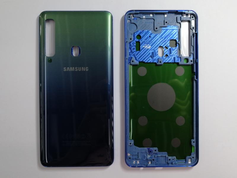 TAPA SAMSUNG GALAXY A9 2018 A920 AZUL CON MARCO