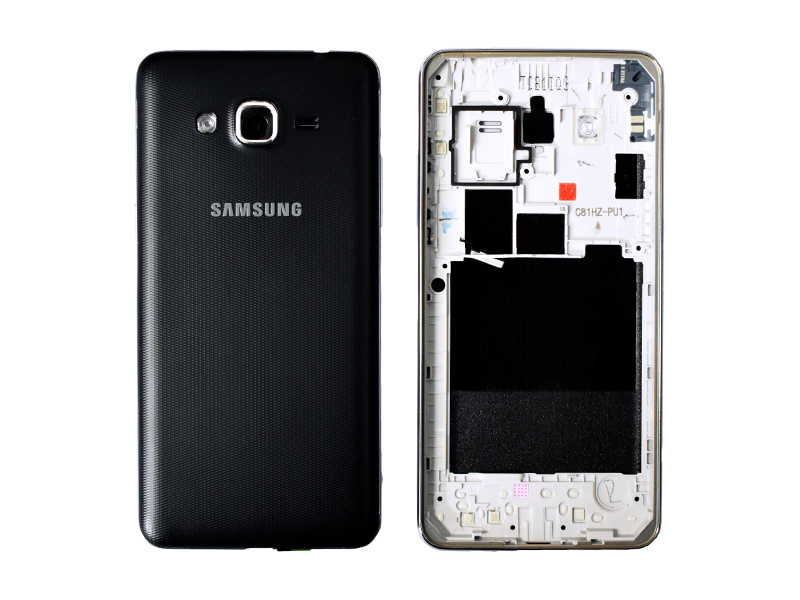 TAPA SAMSUNG GALAXY J2 PRIME G532 NEGRA CON MARCO