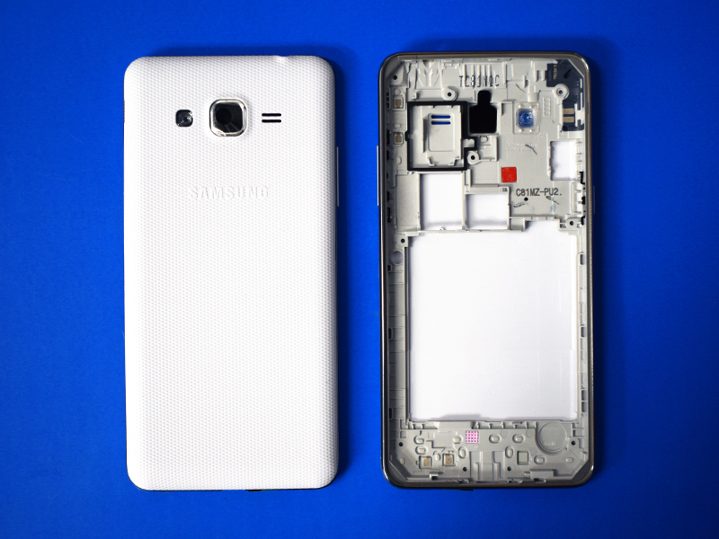 TAPA SAMSUNG GALAXY J2 PRIME G532 BLANCA CON MARCO