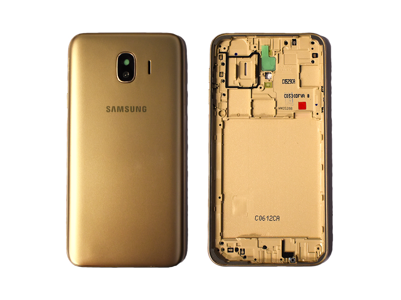 TAPA SAMSUNG GALAXY J4 2018 J400 DORADA CON MARCO