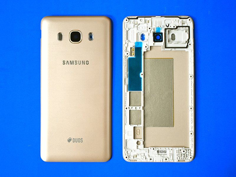 TAPA SAMSUNG GALAXY J5 (2016) J510 DORADA CON MARCO