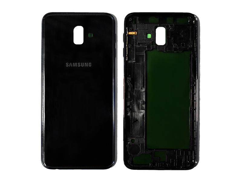 TAPA SAMSUNG GALAXY J6 + PLUS J610 NEGRA CON MARCO