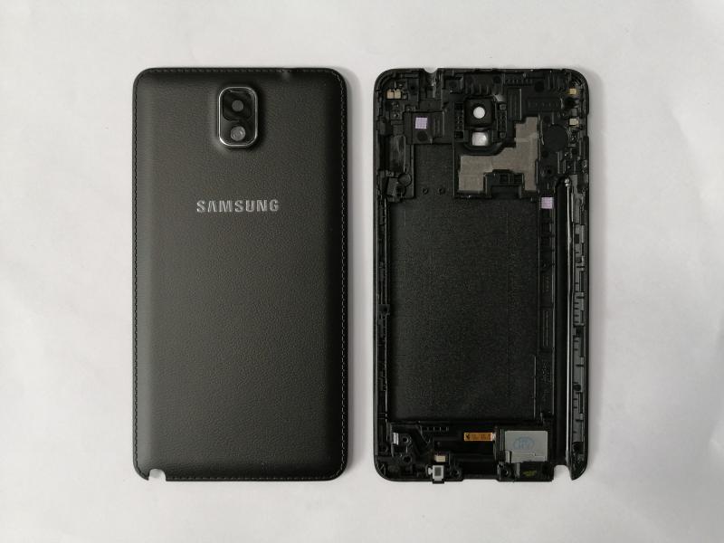 TAPA SAMSUNG GALAXY NOTE 3 N9000 NEGRA CON MARCO