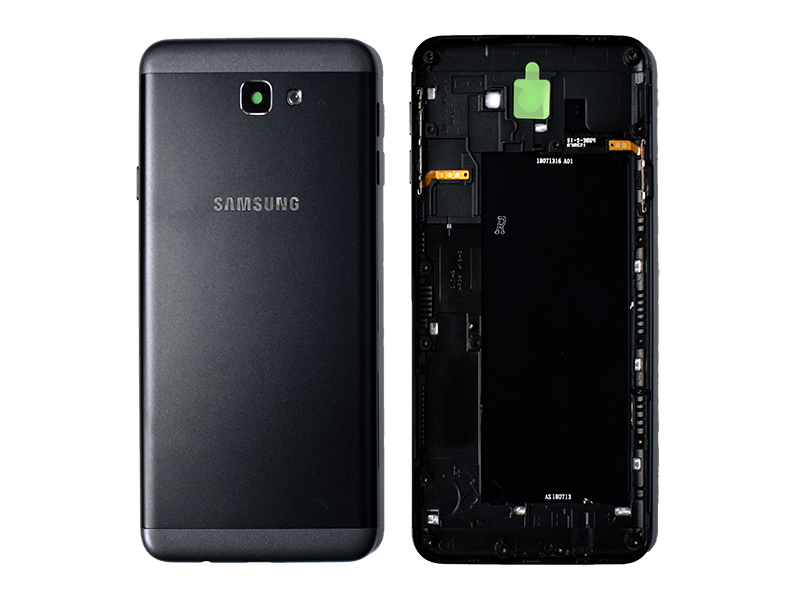 TAPA SAMSUNG GALAXY ON NXT J7 PRIME G610 NEGRA CON MARCO