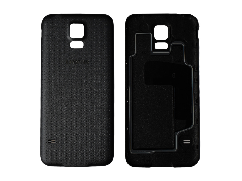 TAPA SAMSUNG GALAXY S5 G900F NEGRA SIN MARCO