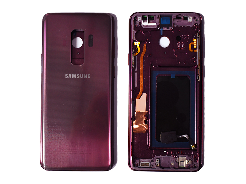 TAPA SAMSUNG GALAXY S9 + PLUS G965 MORADA CON MARCO
