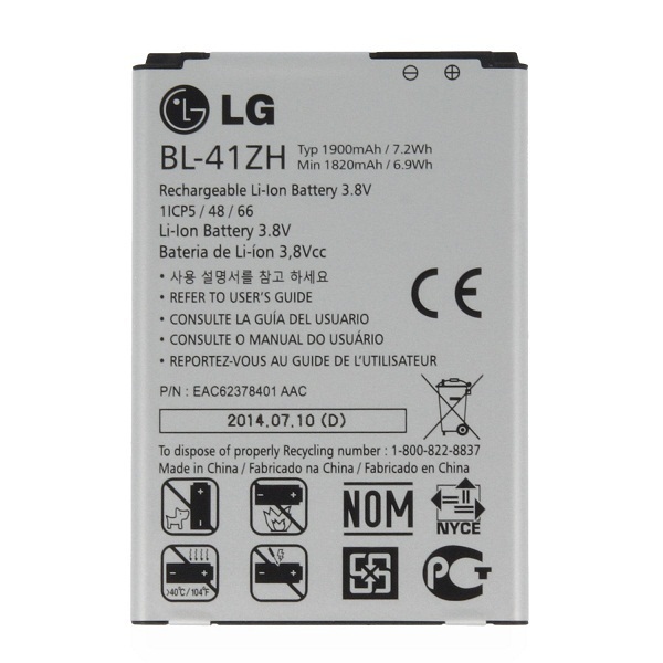 BATERIA LG BL-41ZH L90 H340 H326 C50 LEON D290 D213