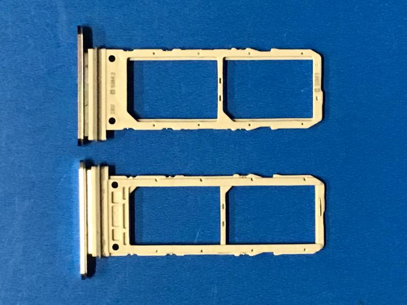 BANDEJA DUAL SIM SAMSUNG GALAXY NOTE 10 N970 PLATEADA