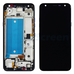 LCD PANTALLA LG K40 K12 COMPLETA NEGRA CON MARCO