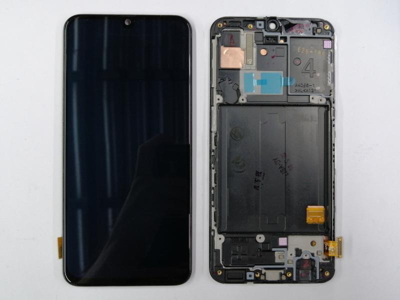 LCD PANTALLA SAMSUNG GALAXY A40 A405 COMPLETA NEGRA CON  MARCO