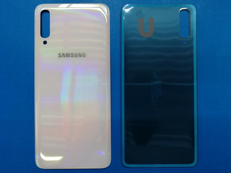 TAPA SAMSUNG GALAXY A70 PLATEADA SIN MARCO